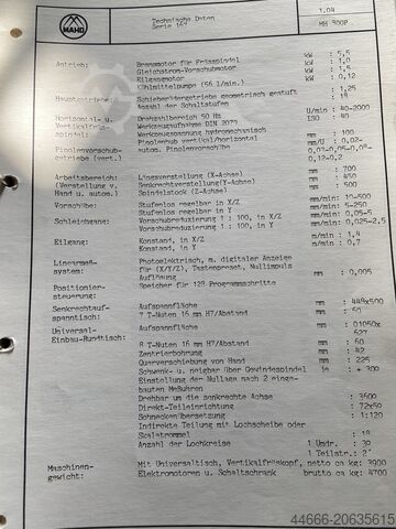 Frezarka narzędziowa MAHO MH 800P