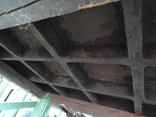 Steel cast grey cast iron alignment and welding plate, heavily ribbed, heavy-duty alignment plate 2000x1200