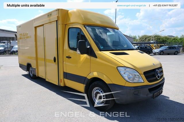 Vrachtwagen met bakwagen mercedes-benz SPRINTER 310 CDI MAXI EURO-5 KOFFER REGALE KAMERA DURCHGANG