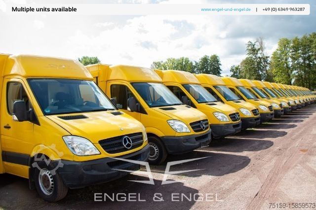 Boxvogn mercedes-benz SPRINTER 310 CDI MAXI EURO-5 KOFFER REGALE KAMERA DURCHGANG