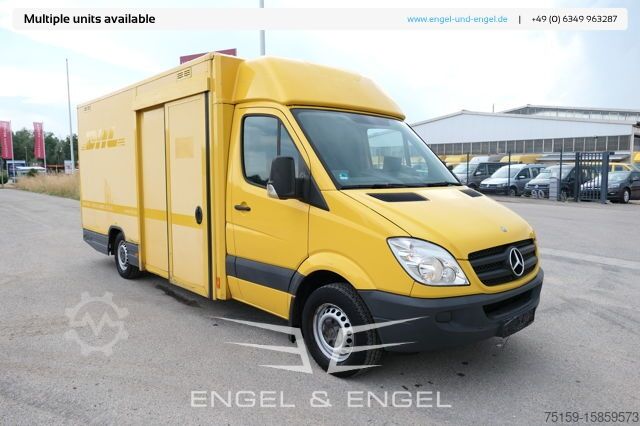 Boxvogn mercedes-benz SPRINTER 310 CDI MAXI EURO-5 KOFFER REGALE KAMERA DURCHGANG