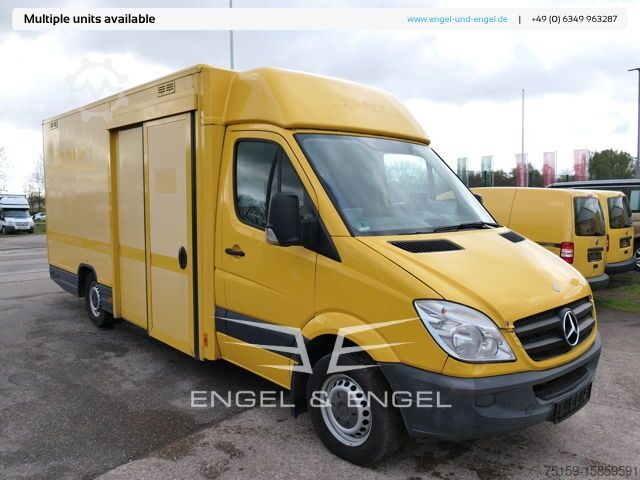 Boxvogn mercedes-benz SPRINTER 310 CDI MAXI EURO-5 KOFFER REGALE KAMERA DURCHGANG