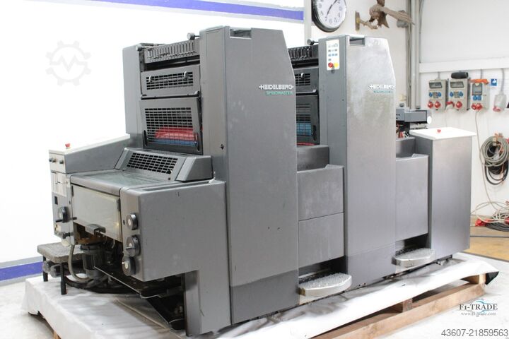 2-kolorowa offsetowa maszyna arkuszowa Heidelberg SM 52-2P+