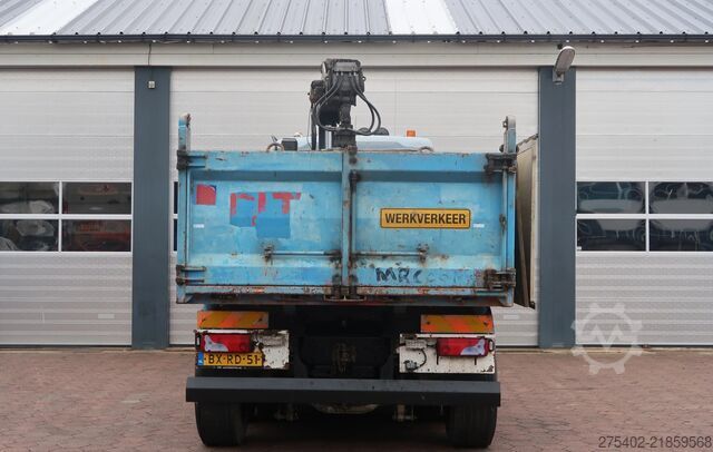 Darus billenőplatós teherautó MAN TGS 26.320 6X2-4/ HMF 1643 Z CRANE/