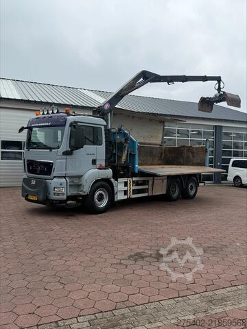 Kipper met kraan MAN TGS 26.320 6X2-4/ HMF 1643 Z CRANE/