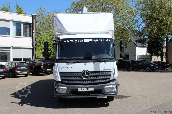 Box truck Mercedes-Benz Atego  1218 Koffer LDW LBW Seitentür Rolltor