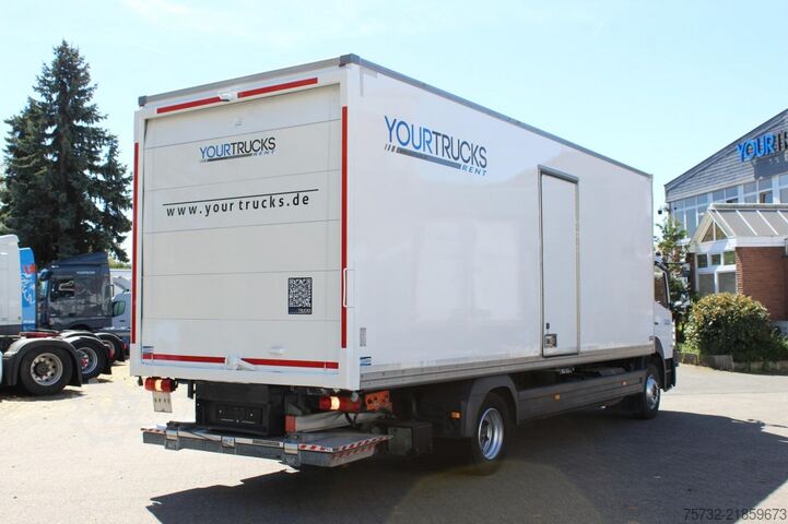 Box truck Mercedes-Benz Atego  1218 Koffer LDW LBW Seitentür Rolltor