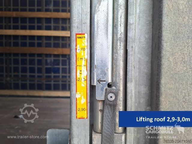 Brandalı açık yarı römork Schmitz Cargobull Curtainsider Mega