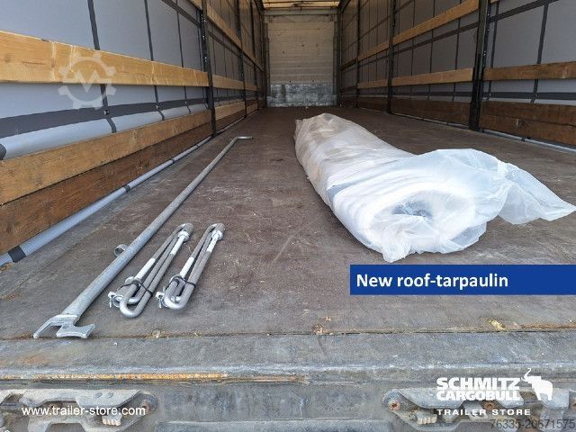 Brandalı açık yarı römork Schmitz Cargobull Curtainsider Mega
