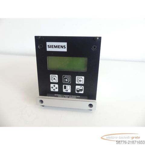 Komponente Siemens SITRANS F C MASS 6000 FDK:083H0204 SN 134835N324