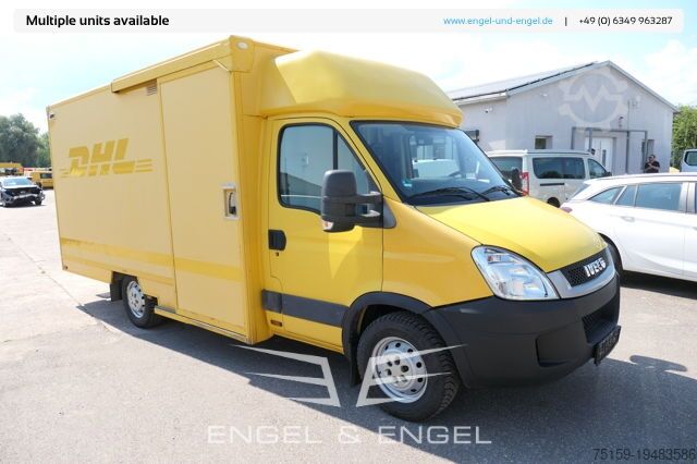 Transporter mit Koffer iveco Daily 35 S11 C30C AUTOMATIK KAMERA MAXI Regale DURCHGANG