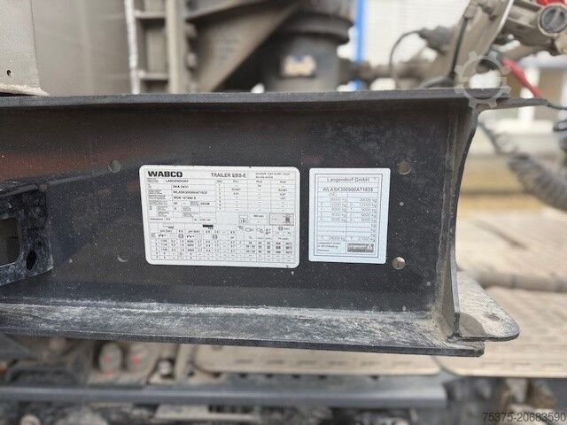 Kiperska poluprikolica Langendorf Auflieger  25,0 cbm