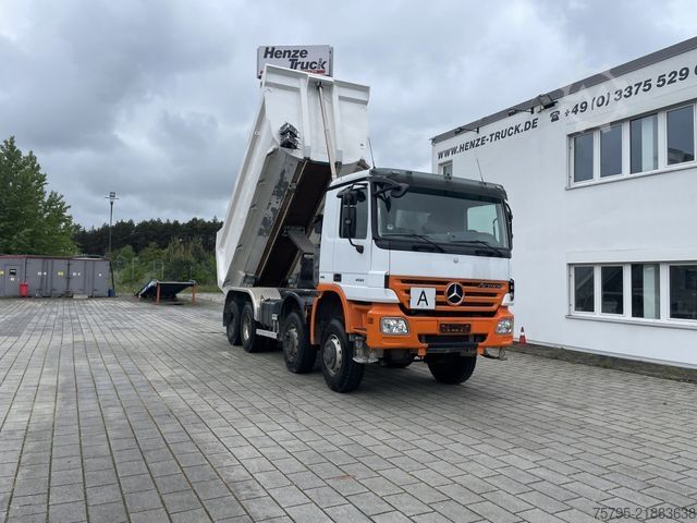 Camião basculante MERCEDES-BENZ Actros 4141 8x6 4 Achs Muldenkipper Meiller 17m³
