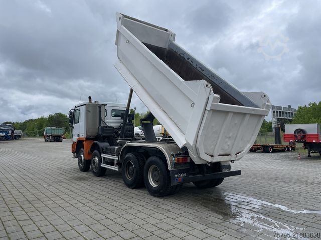 Camião basculante MERCEDES-BENZ Actros 4141 8x6 4 Achs Muldenkipper Meiller 17m³