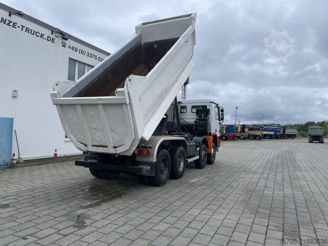 Camião basculante MERCEDES-BENZ Actros 4141 8x6 4 Achs Muldenkipper Meiller 17m³