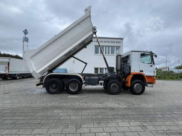Camião basculante MERCEDES-BENZ Actros 4141 8x6 4 Achs Muldenkipper Meiller 17m³