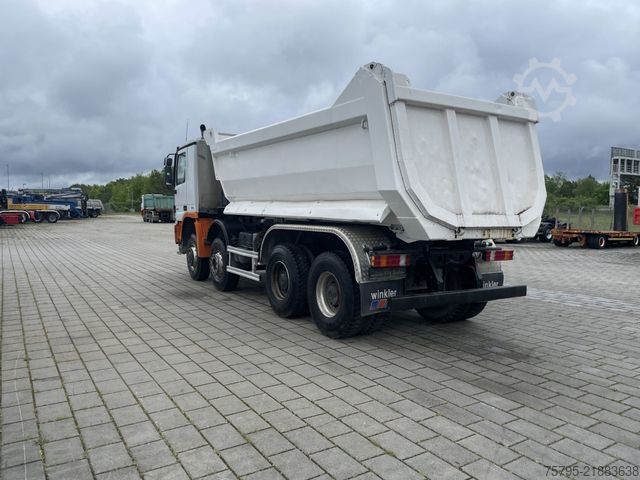Camião basculante MERCEDES-BENZ Actros 4141 8x6 4 Achs Muldenkipper Meiller 17m³