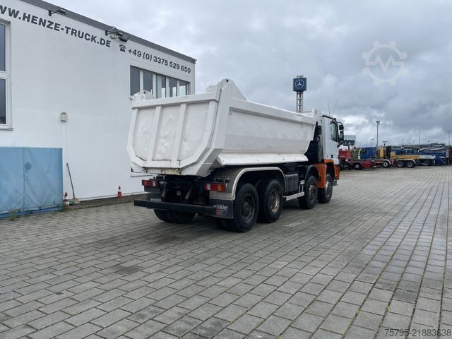 Camião basculante MERCEDES-BENZ Actros 4141 8x6 4 Achs Muldenkipper Meiller 17m³
