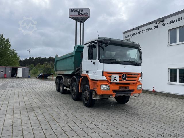 Camião basculante MERCEDES-BENZ Actros 4141 8x6 4 Achs Muldenkipper Meiller 17m³