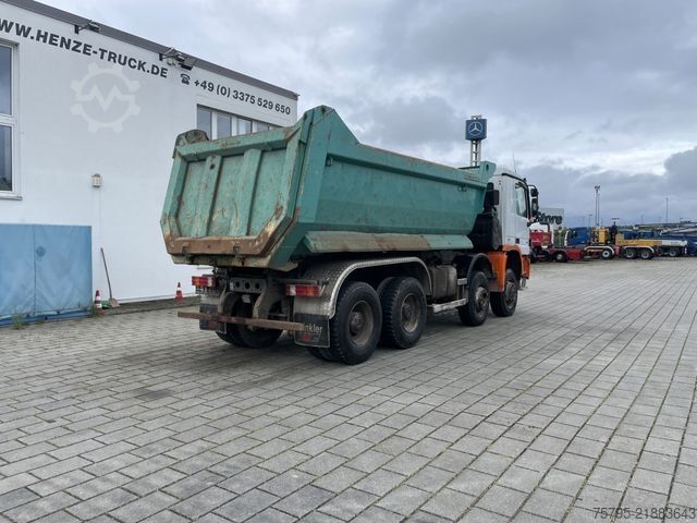 Camião basculante MERCEDES-BENZ Actros 4141 8x6 4 Achs Muldenkipper Meiller 17m³