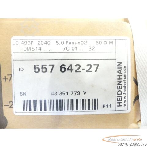 Heidenhain component Heidenhain LC 493F ML 2040 ID: 557642-27 Längenmassstab SN: 43361779V - ungebr.-