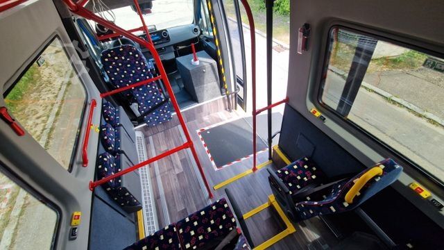 Minibusz MERCEDES-BENZ 517 / 515 Frontniederflur mit  GSR 3 Systeme