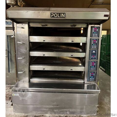 Gebruikte POLIN elektrische vloeroven met 8 mondingen POLIN 10,6/124x214-4