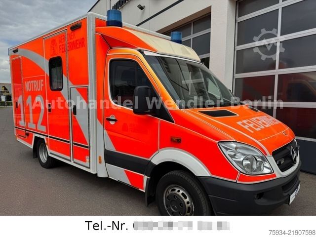 Autopompa MERCEDES-BENZ Sprinter 516 CDI RTW Fahrtec Stryker Trage+Stuhl