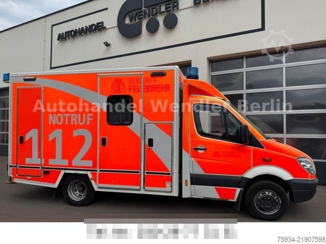 Autopompa MERCEDES-BENZ Sprinter 516 CDI RTW Fahrtec Stryker Trage+Stuhl