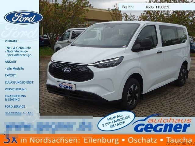 Fourgon tôlé FORD e-Transit Custom L1 Kombi 9Sitz LED 2xKlima GRA