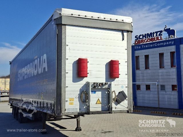 Auflieger mit Pritsche & Plane Schmitz Cargobull Curtainsider Mega