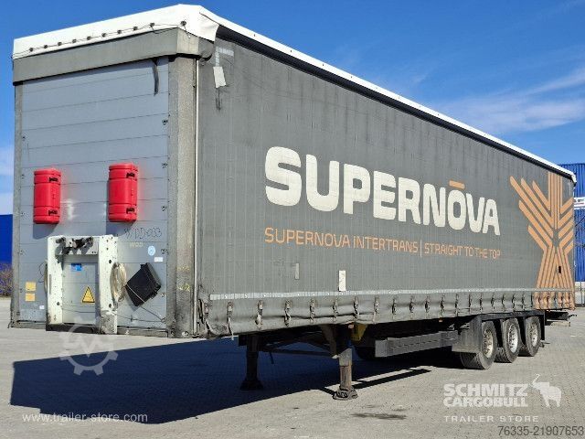 Auflieger mit Pritsche & Plane Schmitz Cargobull Curtainsider Mega