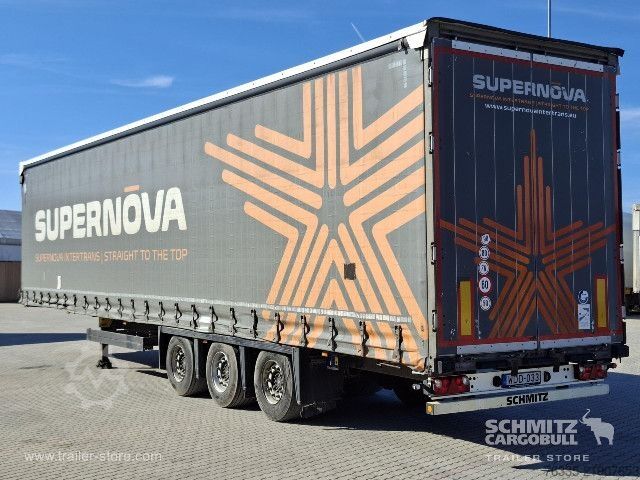 Auflieger mit Pritsche & Plane Schmitz Cargobull Curtainsider Mega