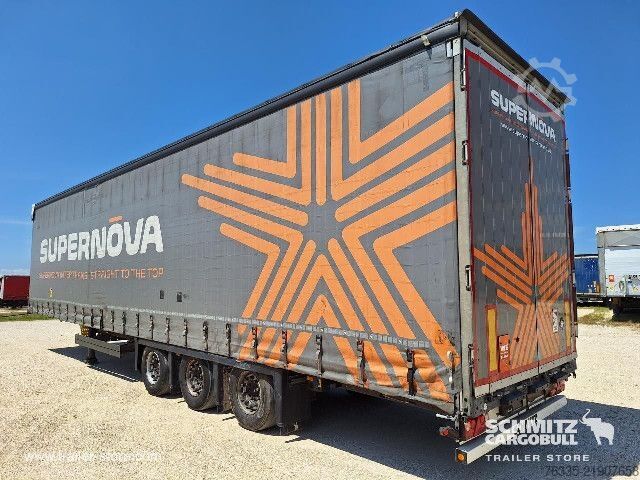 Auflieger mit Pritsche & Plane Schmitz Cargobull Curtainsider Mega
