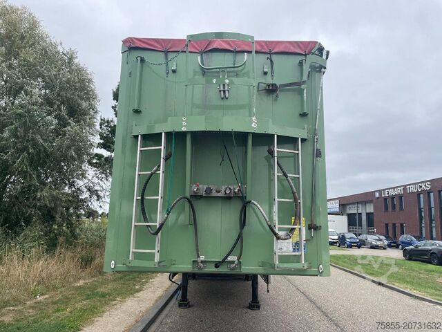 Walking floor H&w Walking Floor 95m3 / Liftaxle / SAF Axles / Dis...