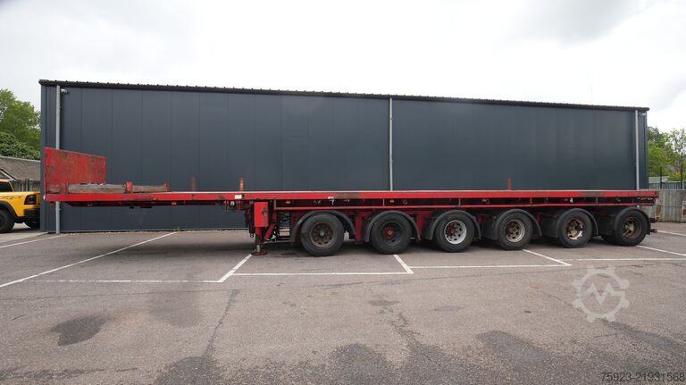 Nooteboom 6-assige ballast platte aanhangwagen Nooteboom 6 AXLE COUNTERWEIGHT FLATBED TRAILER