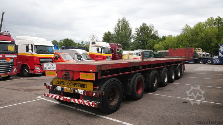 Nooteboom 6-assige ballast platte aanhangwagen Nooteboom 6 AXLE COUNTERWEIGHT FLATBED TRAILER