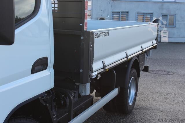 Trostrani kiper kombi Mitsubishi eCanter 4S15E 3-Seiten Kipper