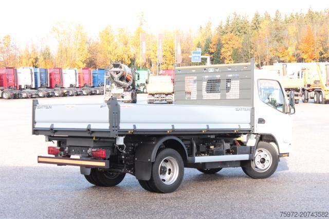 Trostrani kiper kombi Mitsubishi eCanter 4S15E 3-Seiten Kipper