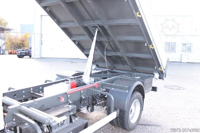 Trostrani kiper kombi Mitsubishi eCanter 4S15E 3-Seiten Kipper