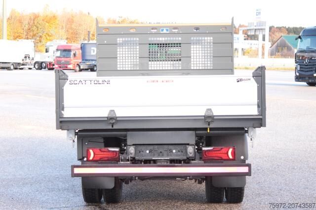 Trostrani kiper kombi Mitsubishi eCanter 4S15E 3-Seiten Kipper