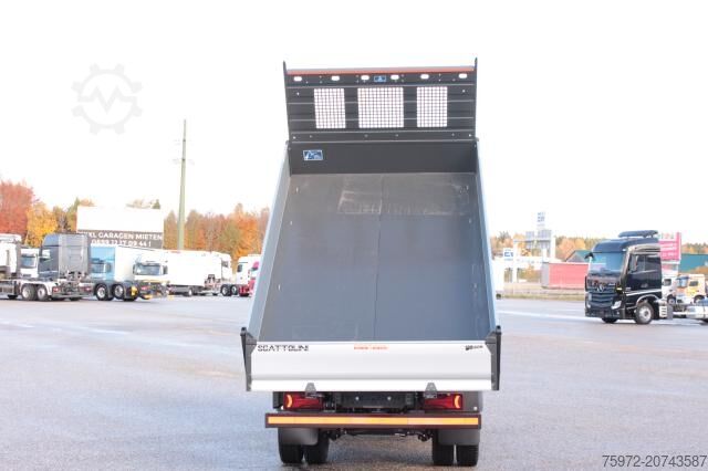 Trostrani kiper kombi Mitsubishi eCanter 4S15E 3-Seiten Kipper