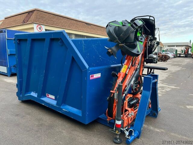 Roll-off container  CONTAINER NUOVO SCARRABILE A CIELO APERTO CON GRU