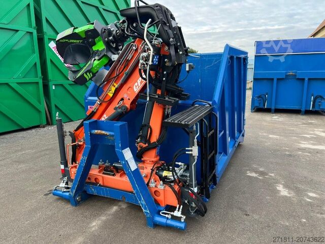 Roll-off container  CONTAINER NUOVO SCARRABILE A CIELO APERTO CON GRU