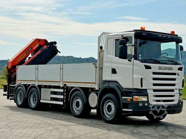 Autokran SCANIA R 420 PRITSCHE 6,47 m * PK 44002/FUNK * 8x4 /TOP