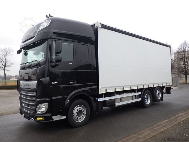 Vrachtauto met open laadbak DAF XF 480 FAN SSC/Pritsche 7,3m/LBW 2to/AHK/Lenkach