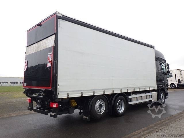 Plattewagen met zeil DAF XF 480 FAN SSC/Pritsche 7,3m/LBW 2to/AHK/Lenkach