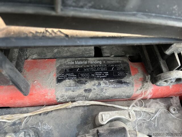 Vrachtwagen met laag hefvermogen Linde T16