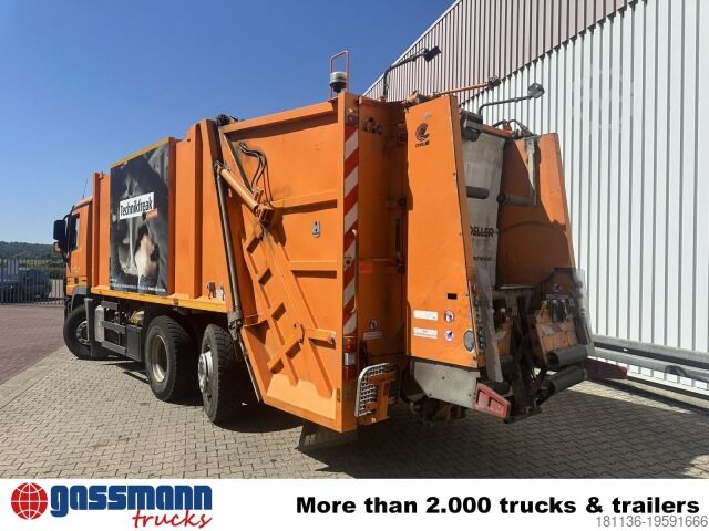 Szemetesautó Mercedes-Benz Actros 2532/41 L 6x2, EEV, Lenkachse, Haller X2C