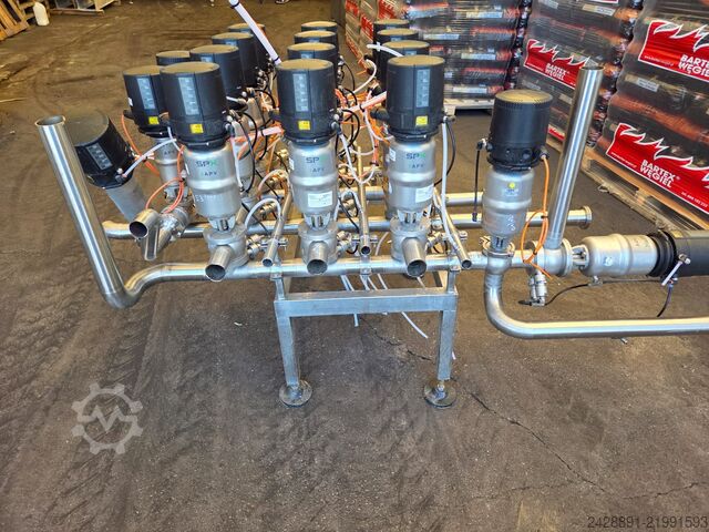 Industrijska CIP ventilna matrica SPX APV, ALFA LAVAL 